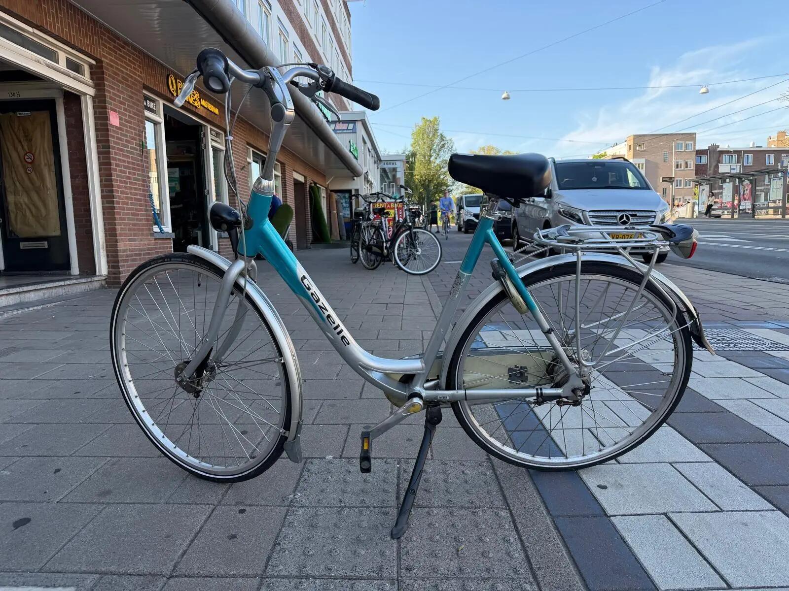 Gazelle stadsfiets bike, metal/grijs 4/5
