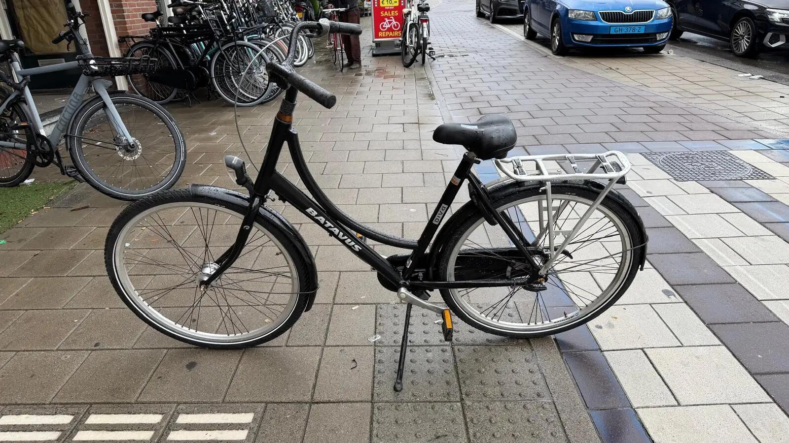 Batavus Diva, zwart 3/6