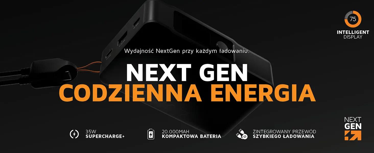 Xtorm NextGen6 35W Batterie externe 20.000 mAh - 2 x USB-C / 1 x USB-A - Noir 12/12