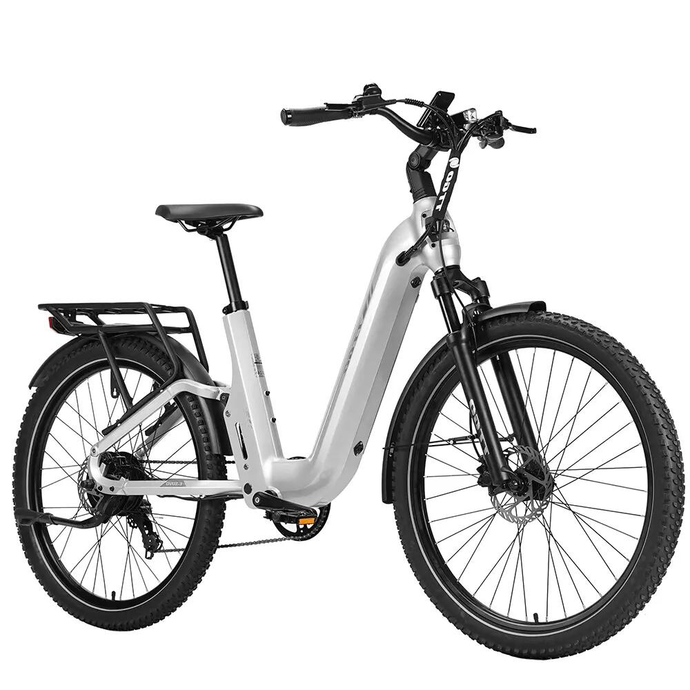 Vélo électrique adulte E-SUVO : moteur 250W, pneus 27,5×2,4", batterie 48V15Ah. 4/8