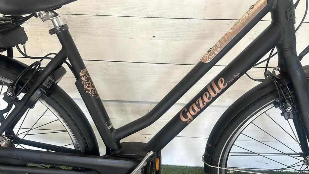 Gazelle electric moederfiets stadsfiets bike 360Wh, zwart 3/5