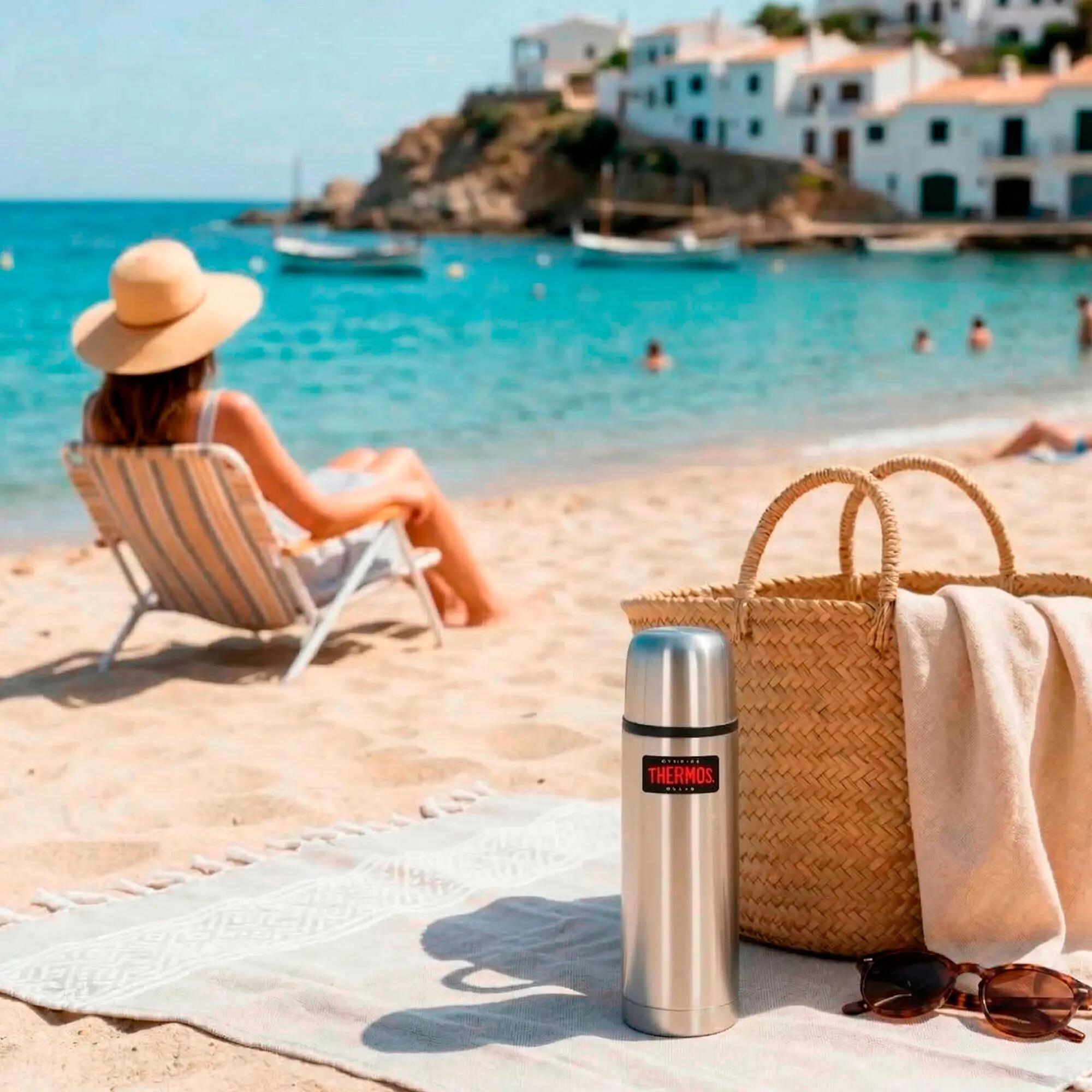 Bouteille thermos 500 ml en acier inoxydable à double paroi avec gobelet 6/7
