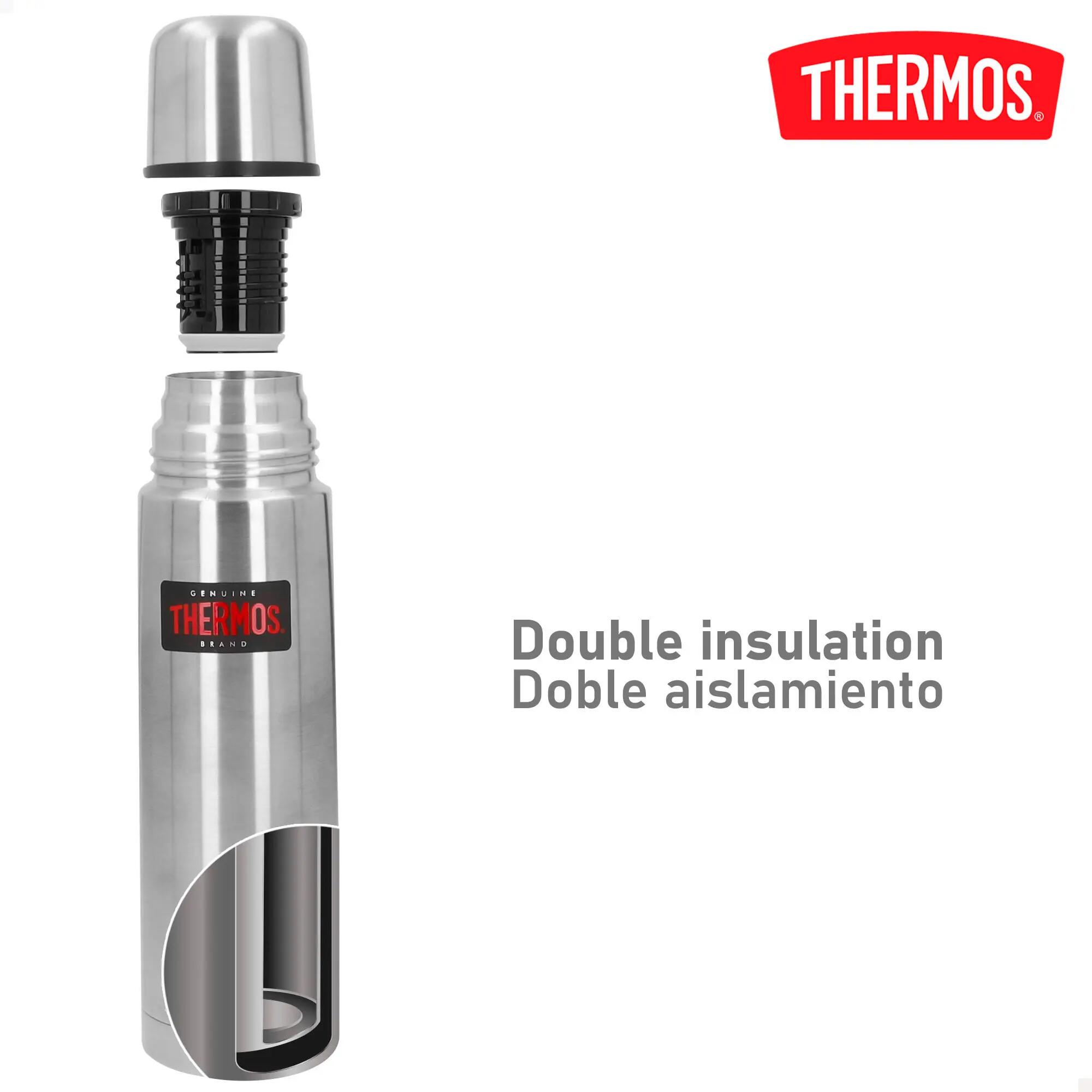 Bouteille thermos 500 ml en acier inoxydable à double paroi avec gobelet 3/7