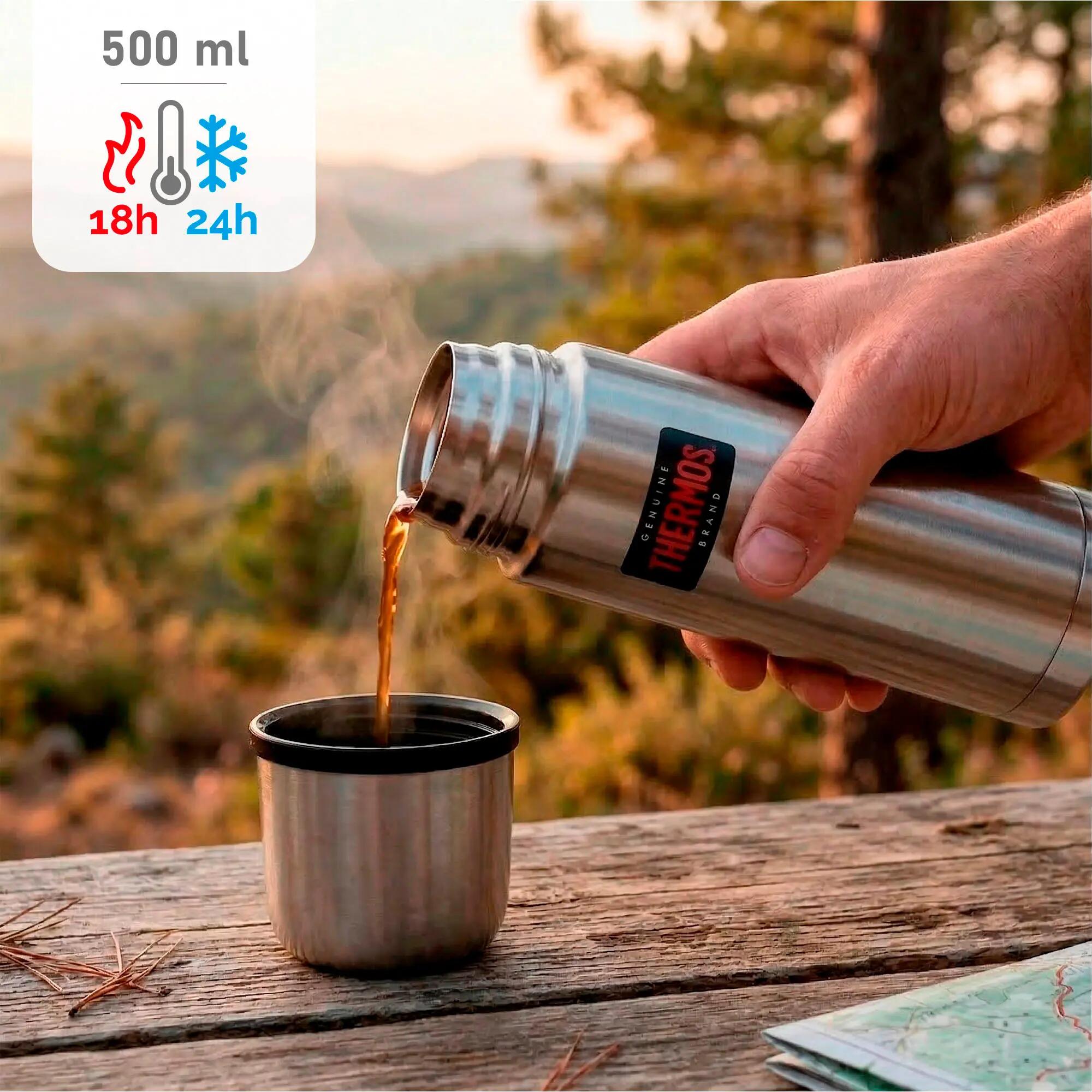 Bouteille thermos 500 ml en acier inoxydable à double paroi avec gobelet 2/7