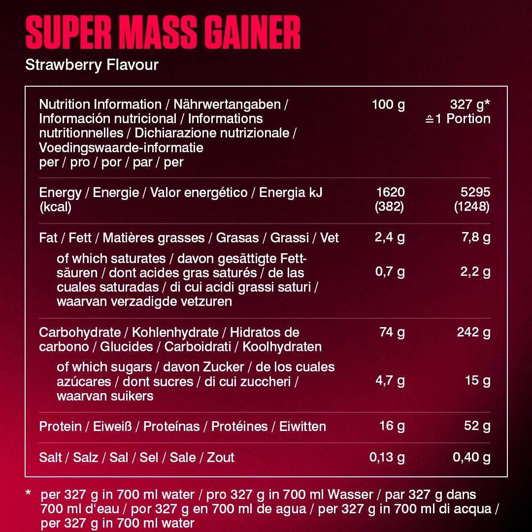 Super Mass Gainer 2.9kg Dymatize 5/7