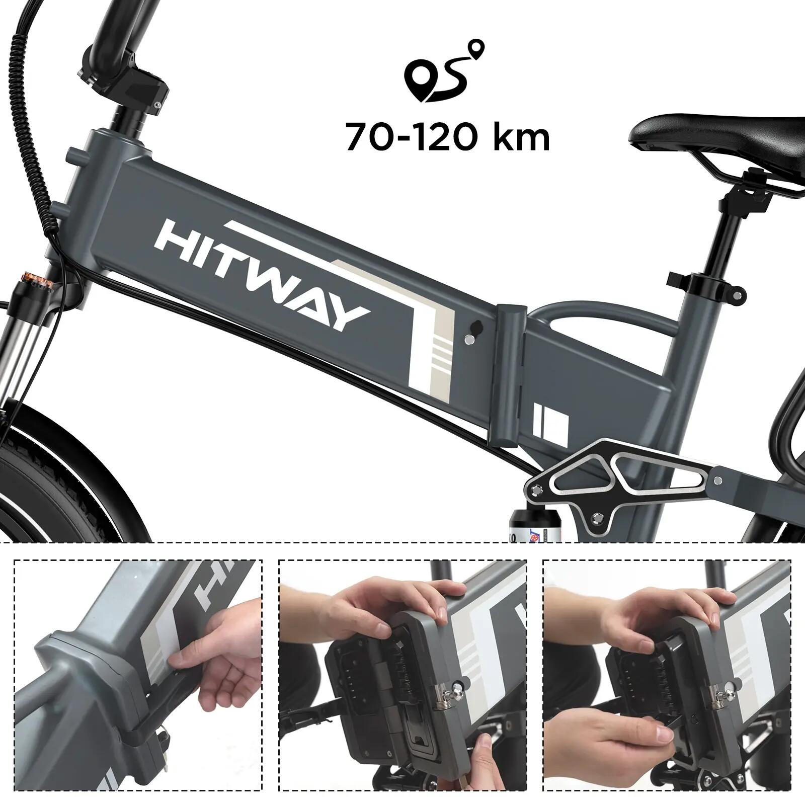 20*4,0" Cyklistika Skládací fat e-bike 720Wh hydraulické brzdy BK10SPRO 4/15