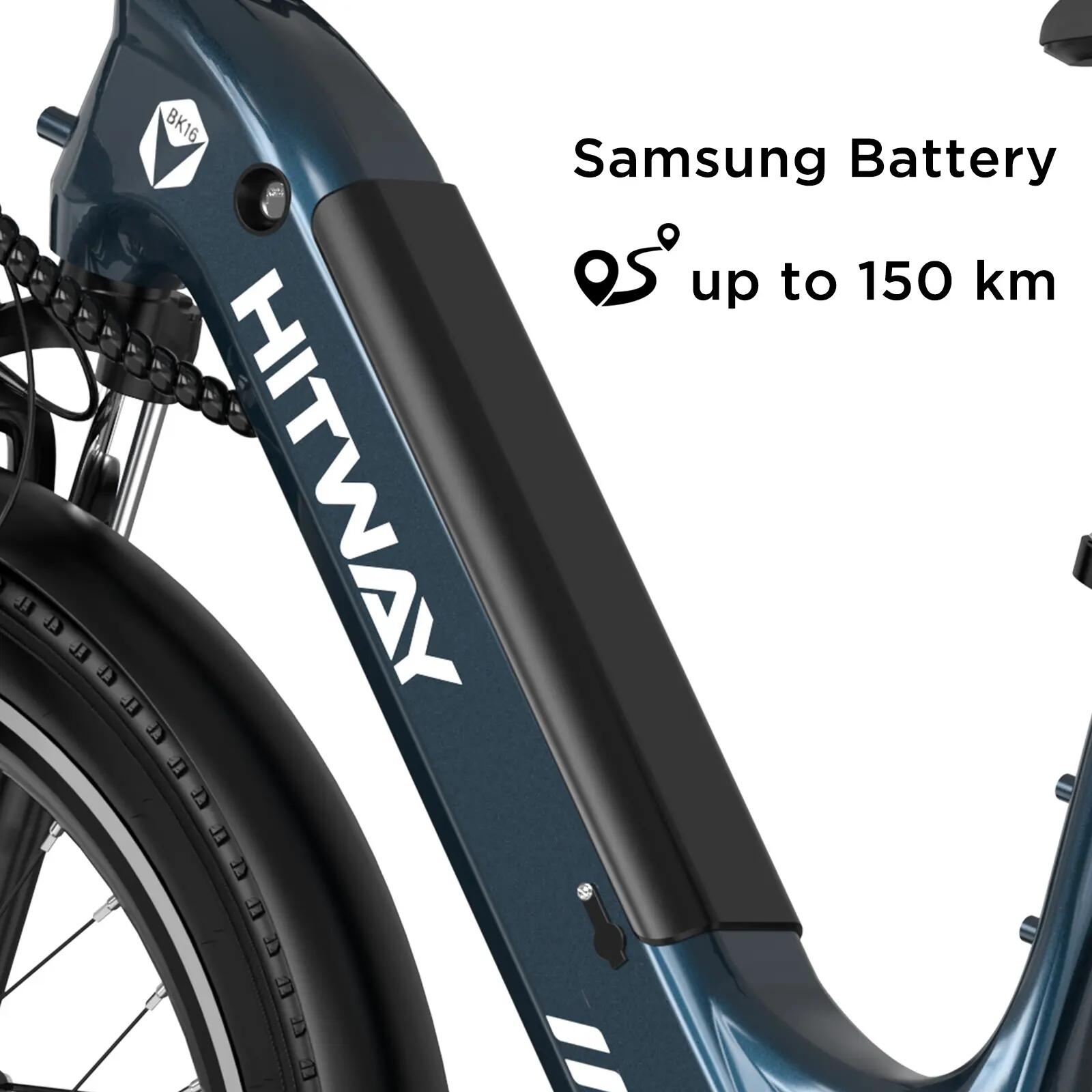 Vélo électrique 48V 18Ah VAE 26 Pouces Cadre Aluminium Vélo de ville BK16 6/13