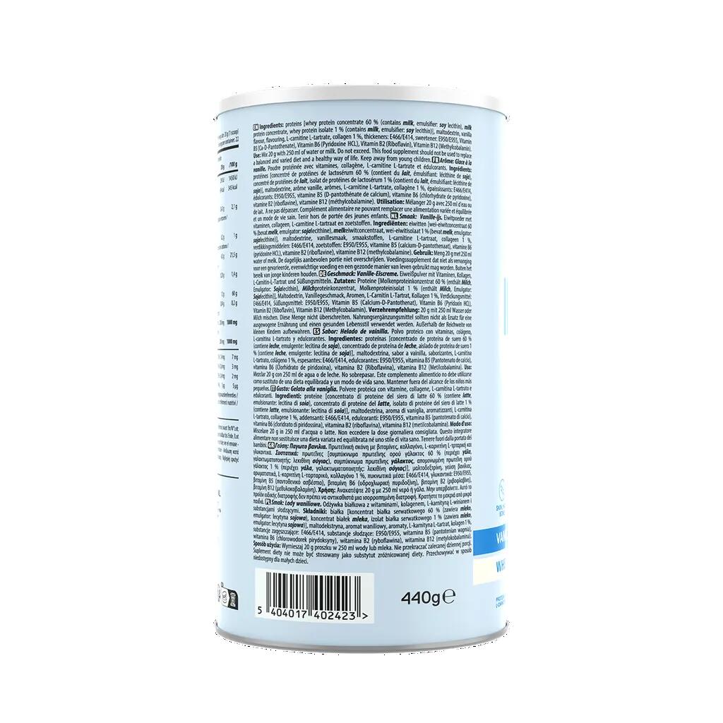 Poudre de protéines fitness skinny protein glace à la vanille 2/4