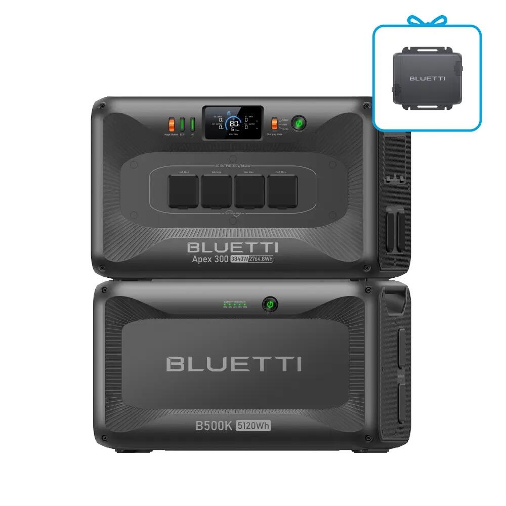 BLUETTI Apex 300 + B500K Solargenerator 7884Wh für Camping,Wohnmobil & Roadtrips 1/7