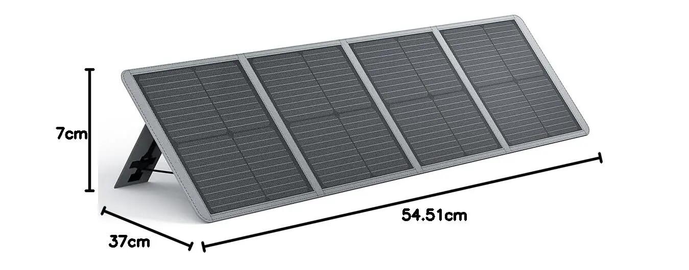 Panneau solaire pliable AFERIY 100W Monocristallin 23% -IP65 ETFE Revêtement 9/9