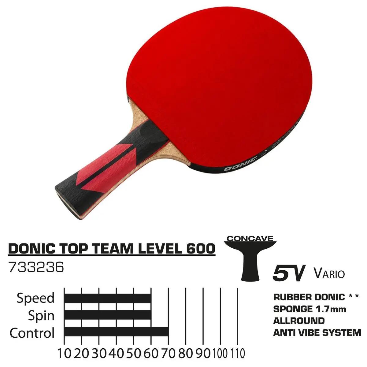 Donic Tischtennisschläger Top Team 600 2/5