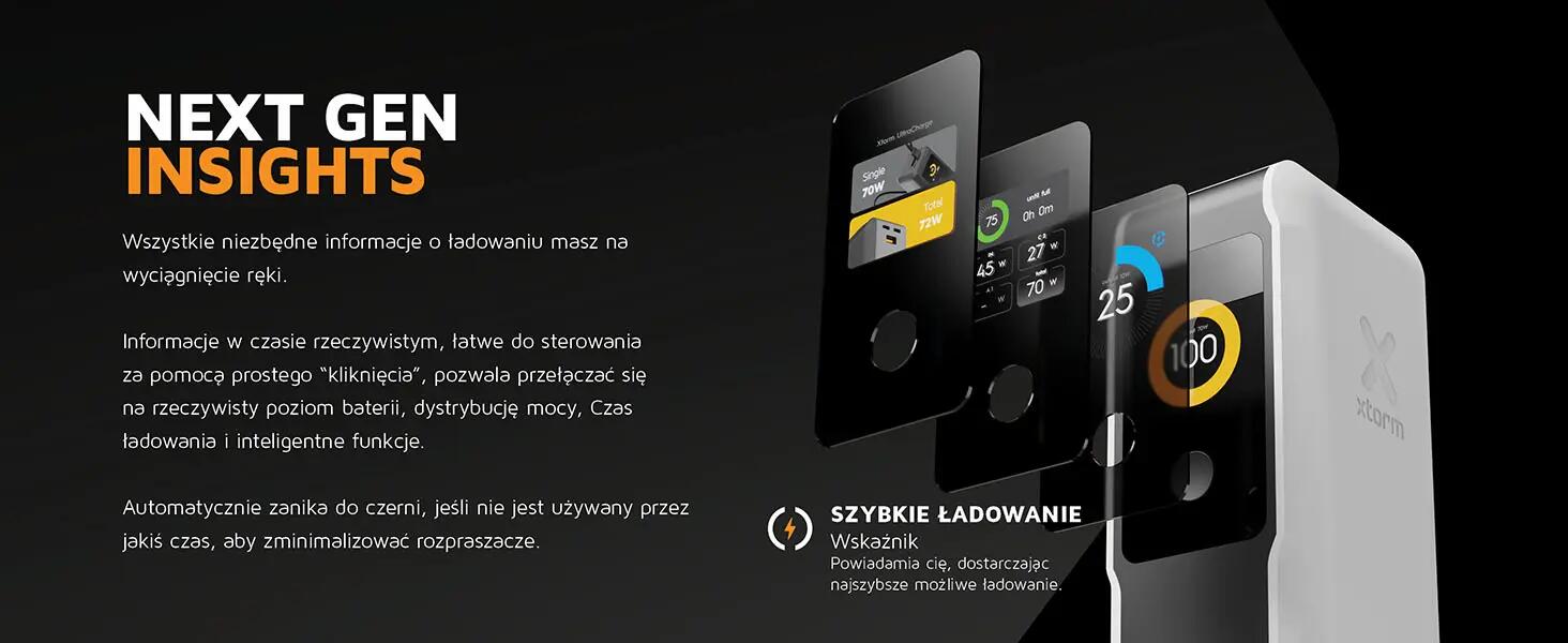 XTORM Powerbank NextGen 27.000 mAh 70W czarny 7/12