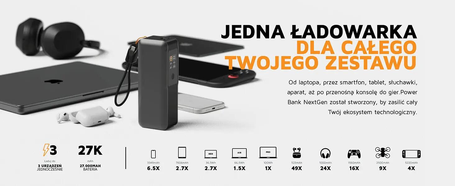 XTORM Powerbank NextGen 27.000 mAh 70W czarny 5/12