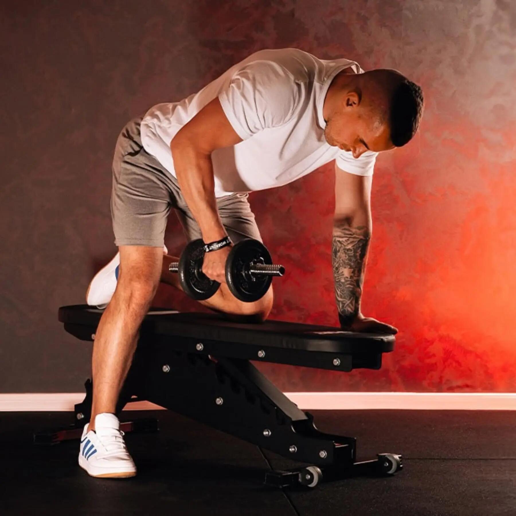 Banc de musculation Profi - banc de musculation réglable 4/14