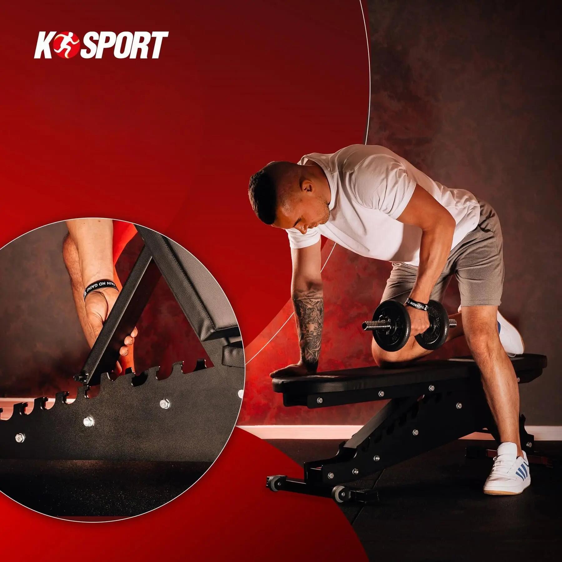 Banc de musculation Profi - banc de musculation réglable 2/14