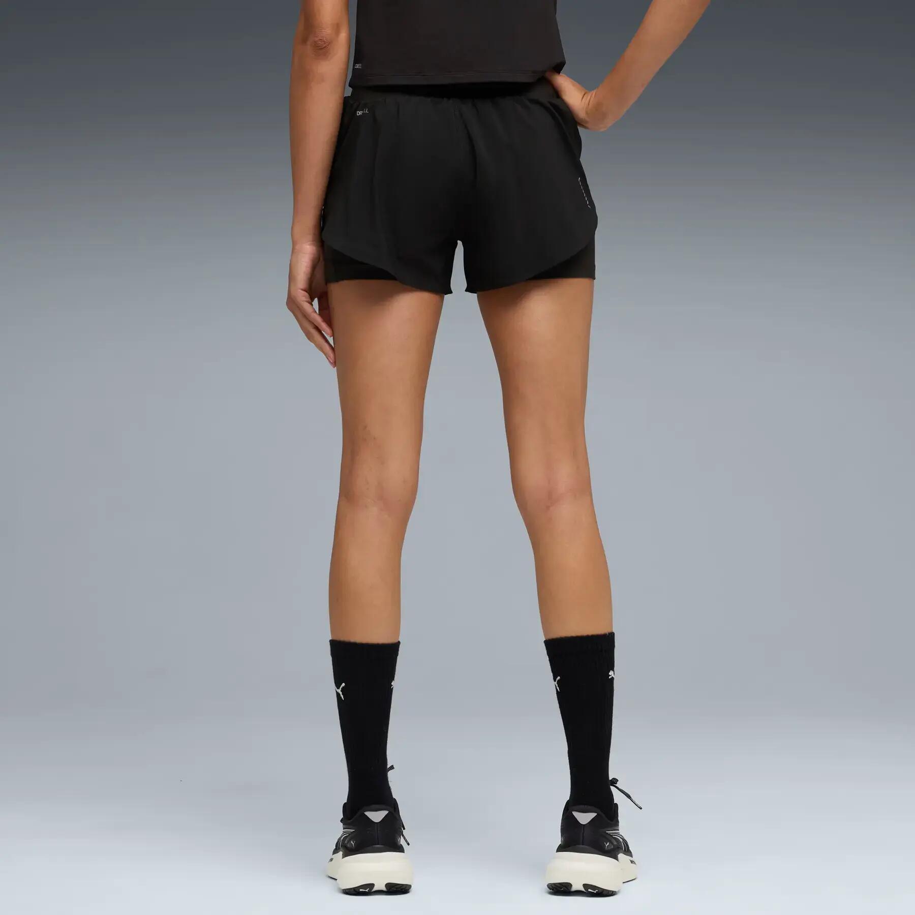 Short 2 en 1 femme Puma Dreamrun 3" 5/7