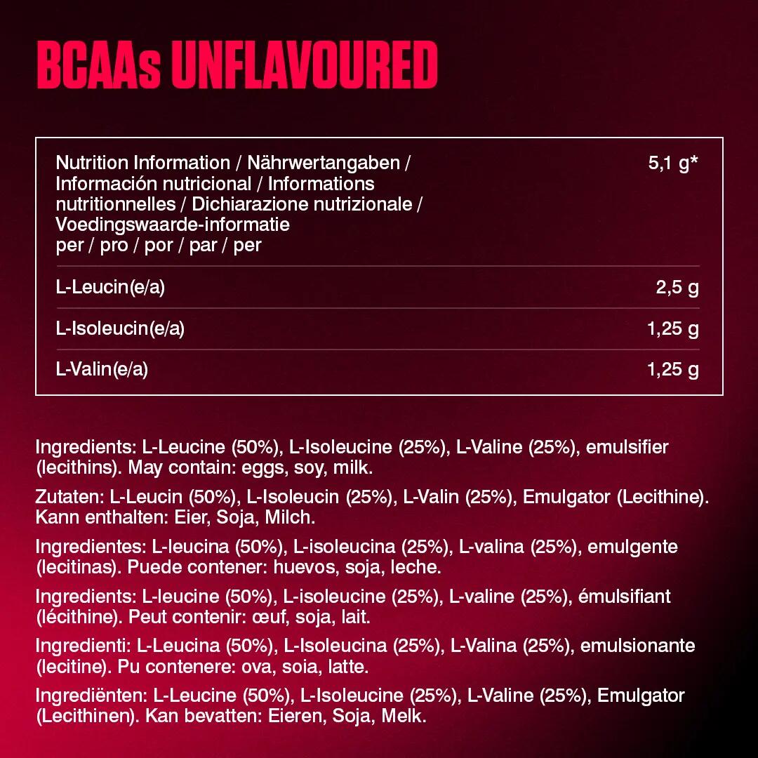 BCAA en poudre - BCAAs - Saveur neutre 300g 5/7