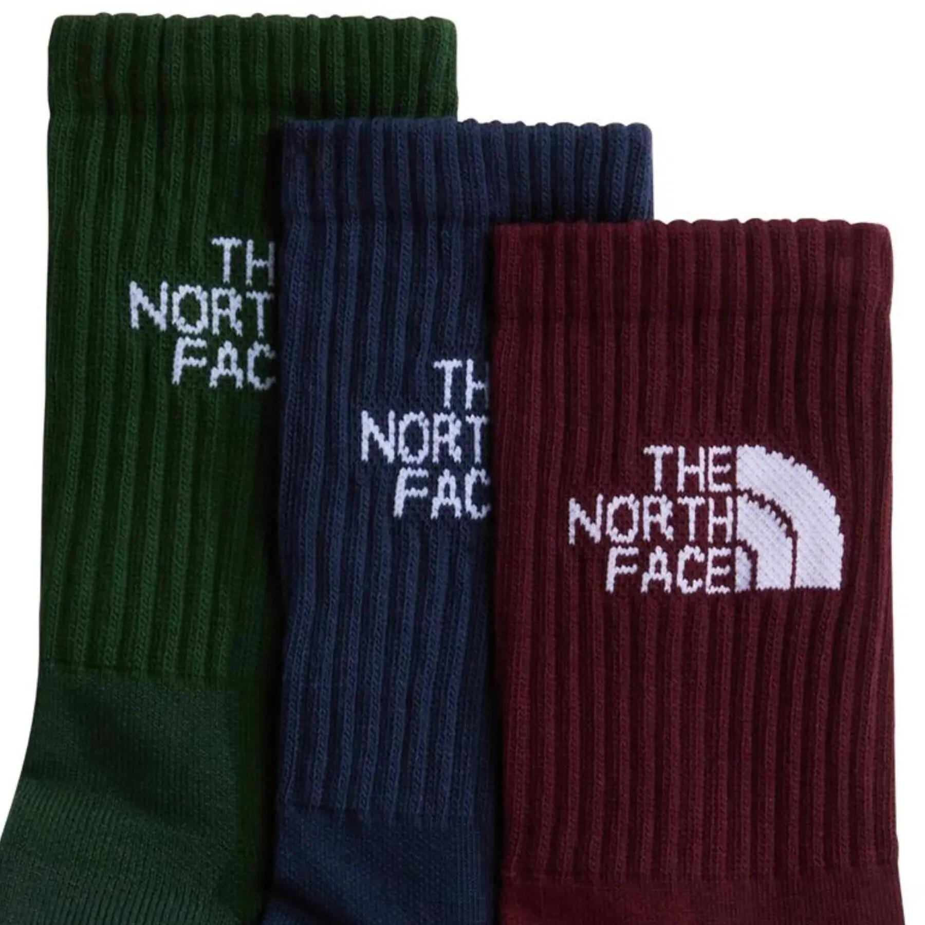 Chaussettes de sport pour hommes THE NORTH FACE EVERYDAY CREW 3/5