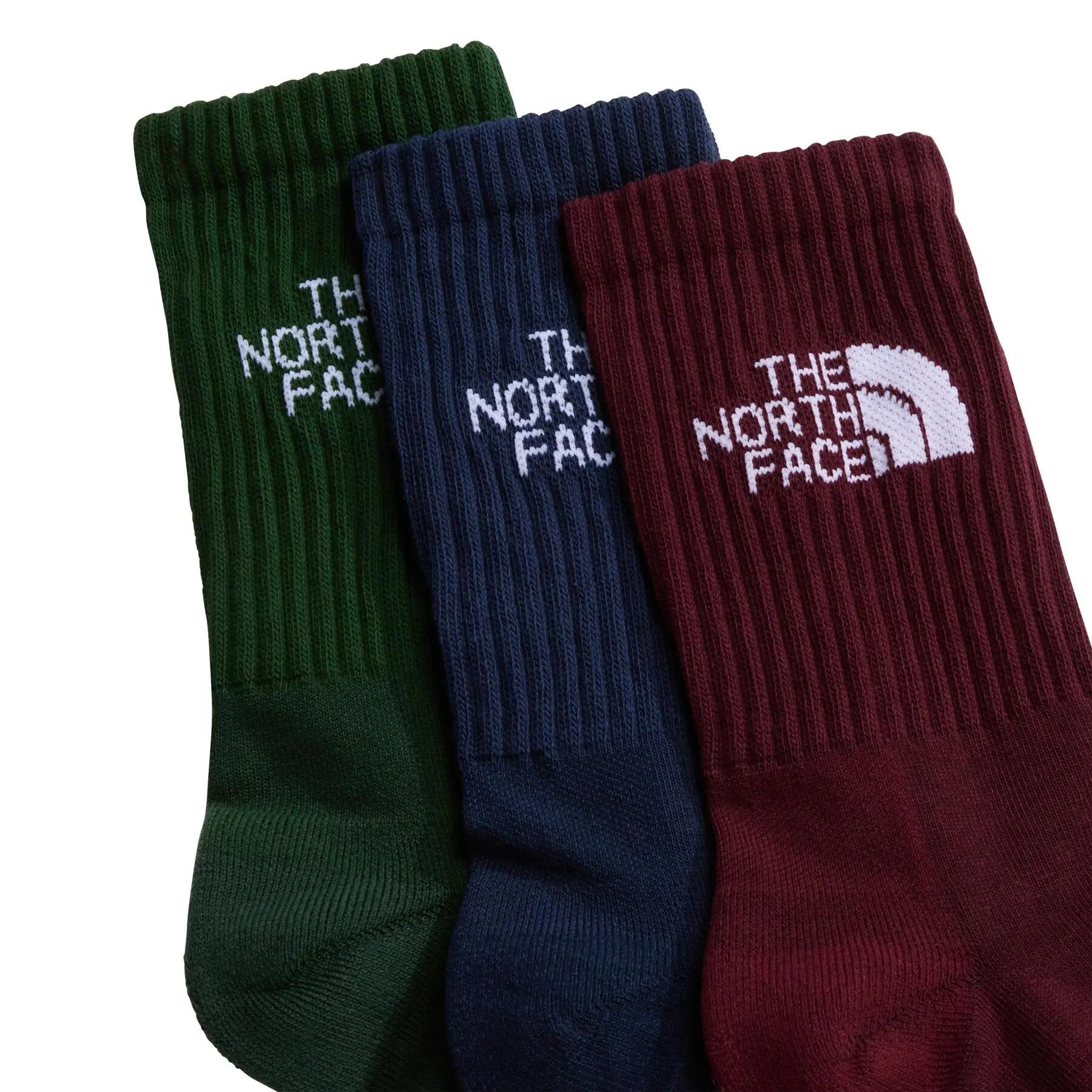 Chaussettes de sport pour hommes THE NORTH FACE EVERYDAY CREW 2/5