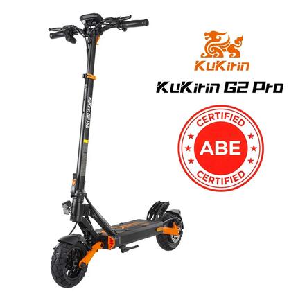 Faltbarer Elektroroller für Erwachsene G2 Pro (ABE), 9"-Reifen.