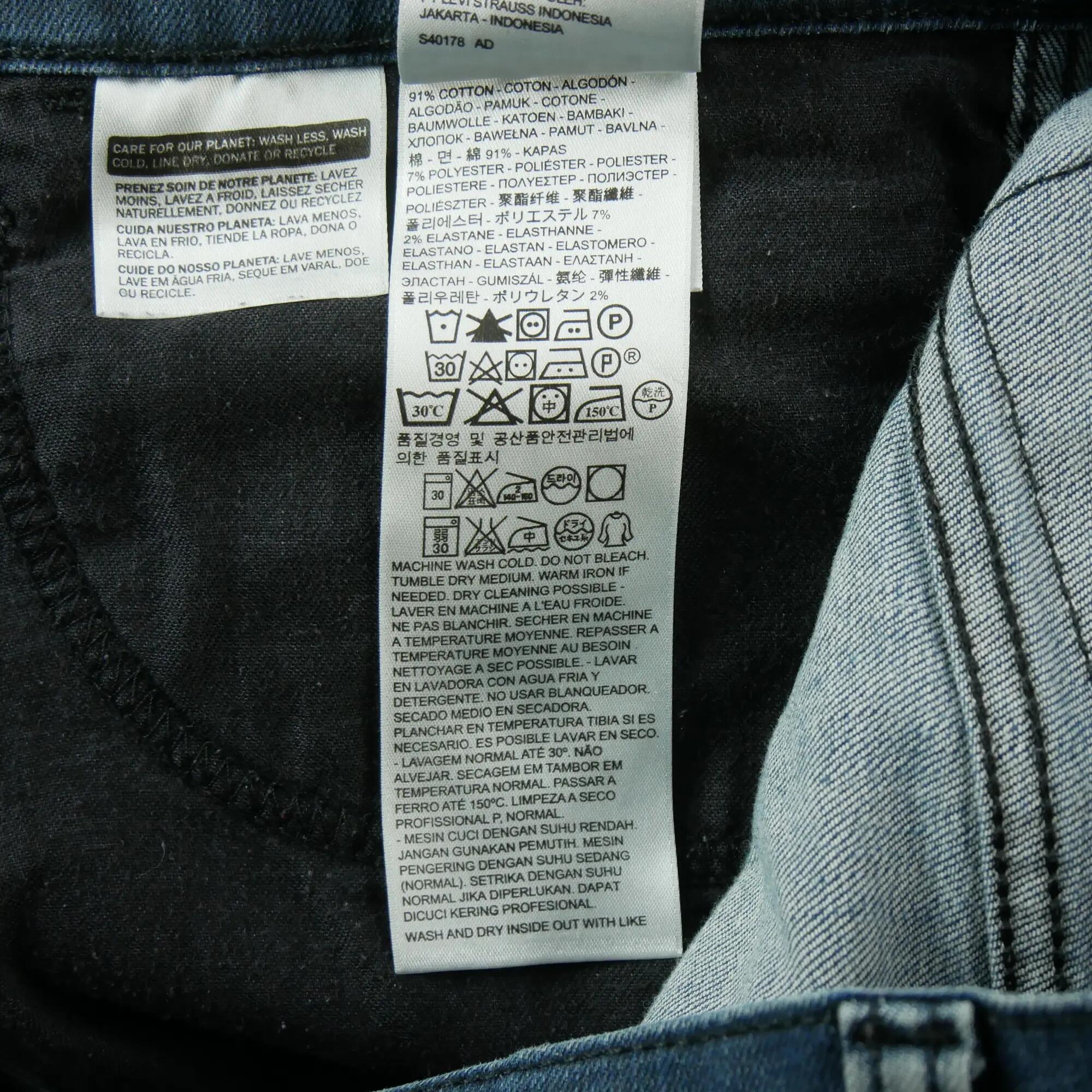 Second hand - Jeans Uomo Levi Strauss W34/L32 511 Slim - Stato eccellente 8/9