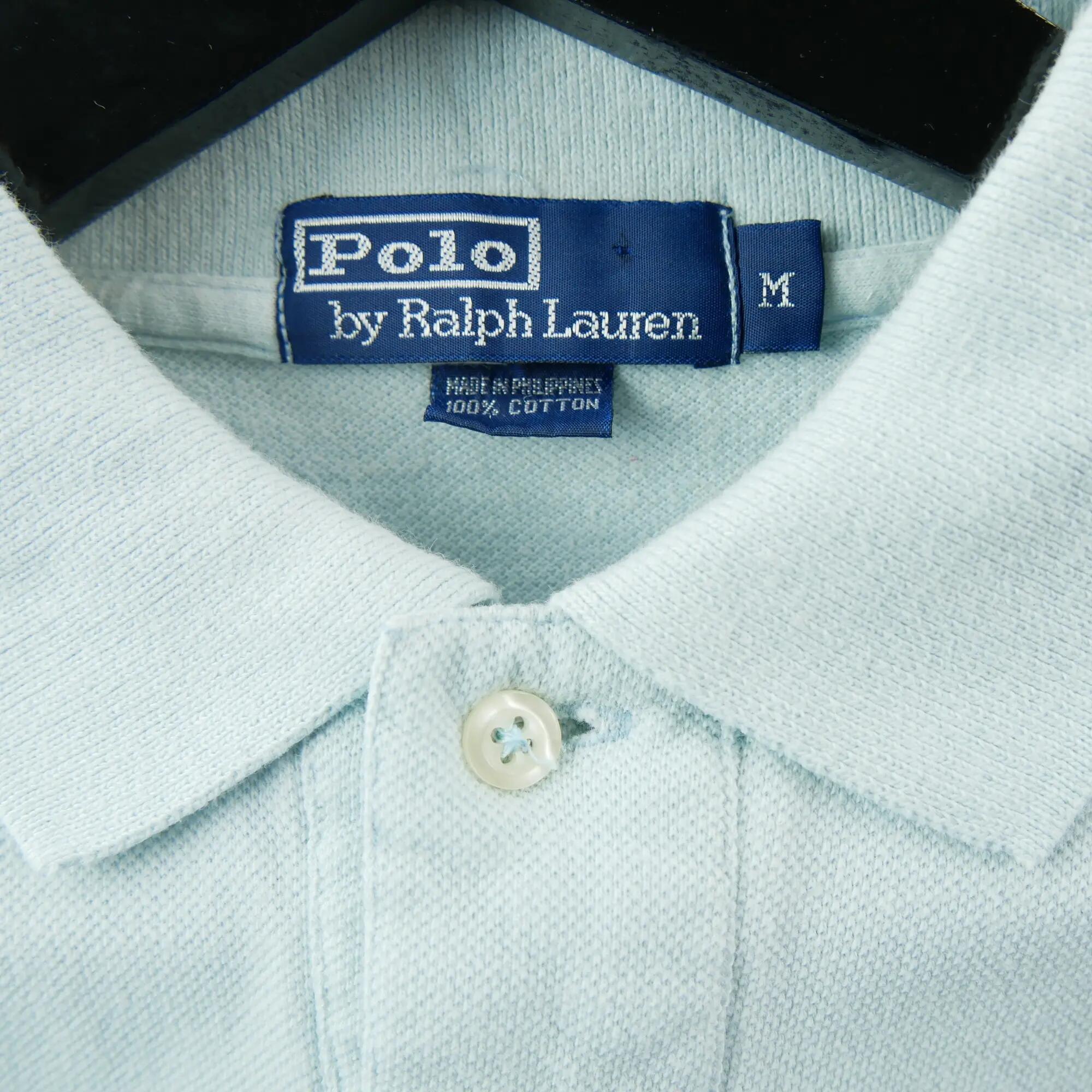 Refurbished - Kurzärmliges Herren Polo Hellblau - In gutem Zustand 9/9