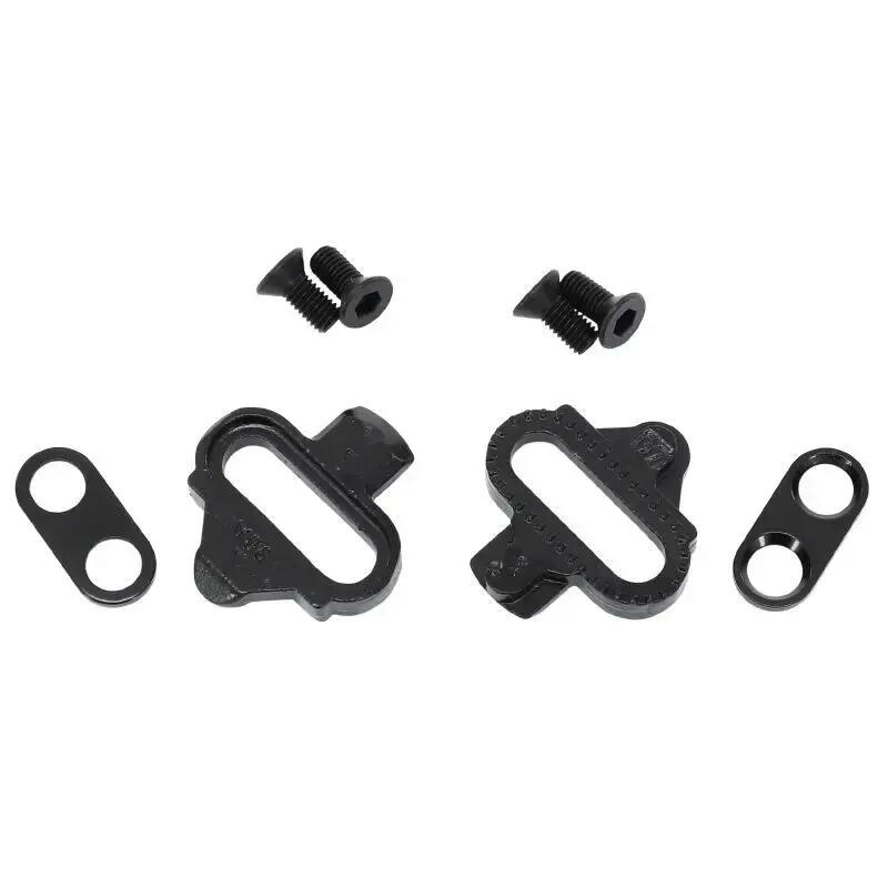 Pédales VTT automatique polyvalente wellgo plateforme 1 face classique et 1 face 3/4