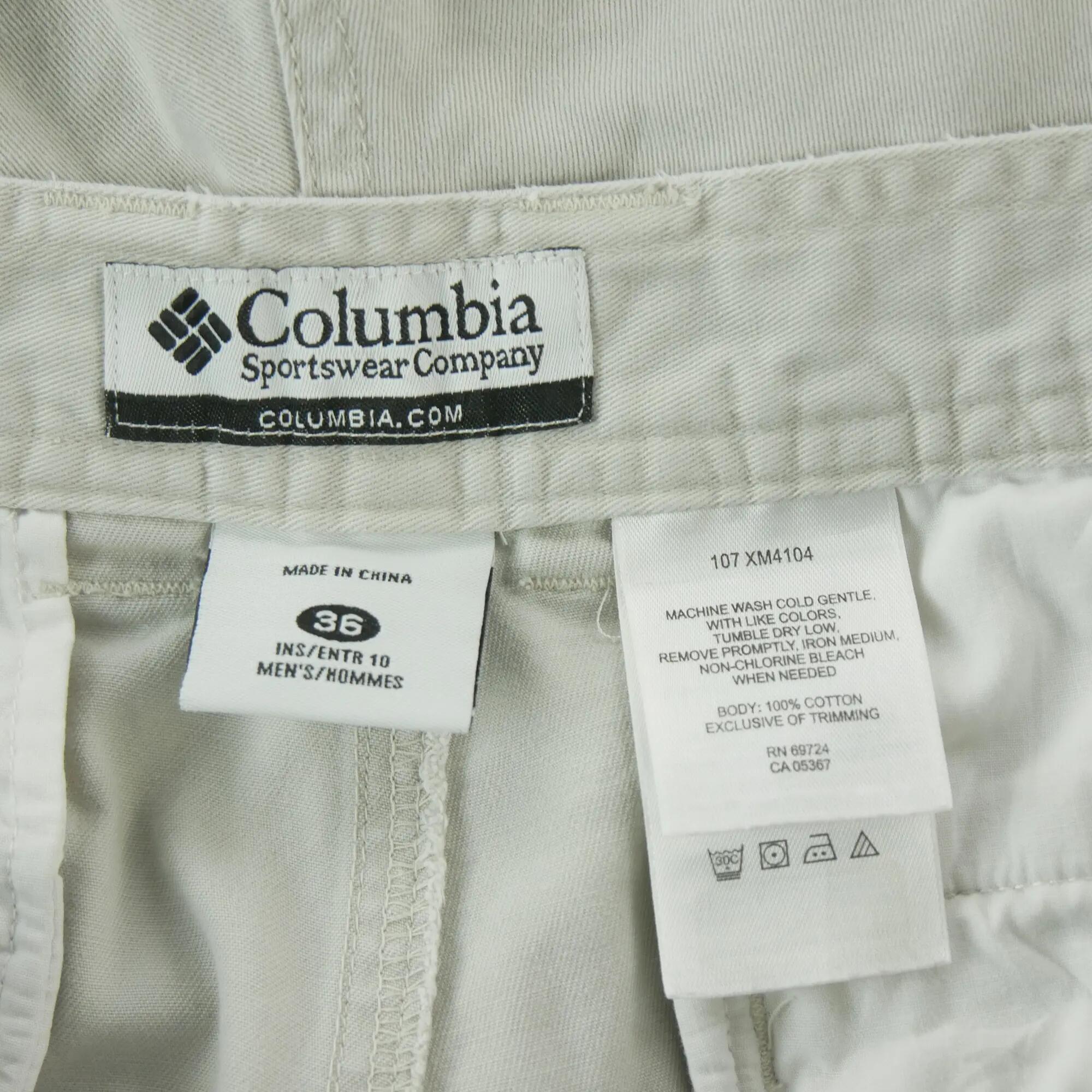 Segunda Vida - Shorts Columbia hombre para senderismo beige - Bueno 9/9