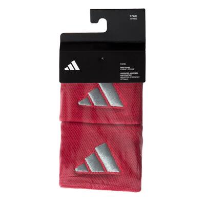 Pair of adidas s wristbands red