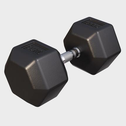 Hantla HEX 4 kg sześciokątna żeliwna gumowana Gorilla Sports