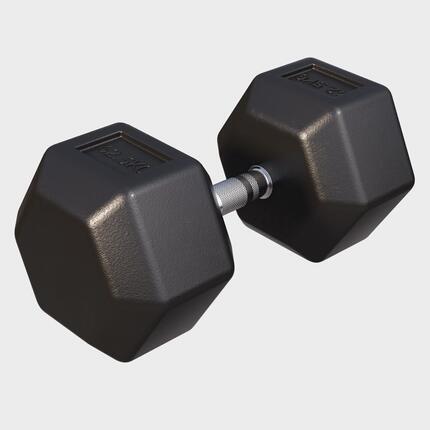 Hantla HEX 4 kg sześciokątna żeliwna gumowana Gorilla Sports