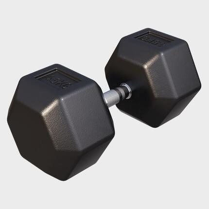 Hantla HEX 4 kg sześciokątna żeliwna gumowana Gorilla Sports