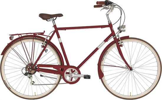 Bicicletta da città Alpina Bike 6v Condor 28" Telaio 55cm Uomo Rosso 28