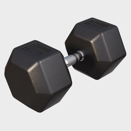 Hantla HEX 4 kg sześciokątna żeliwna gumowana Gorilla Sports
