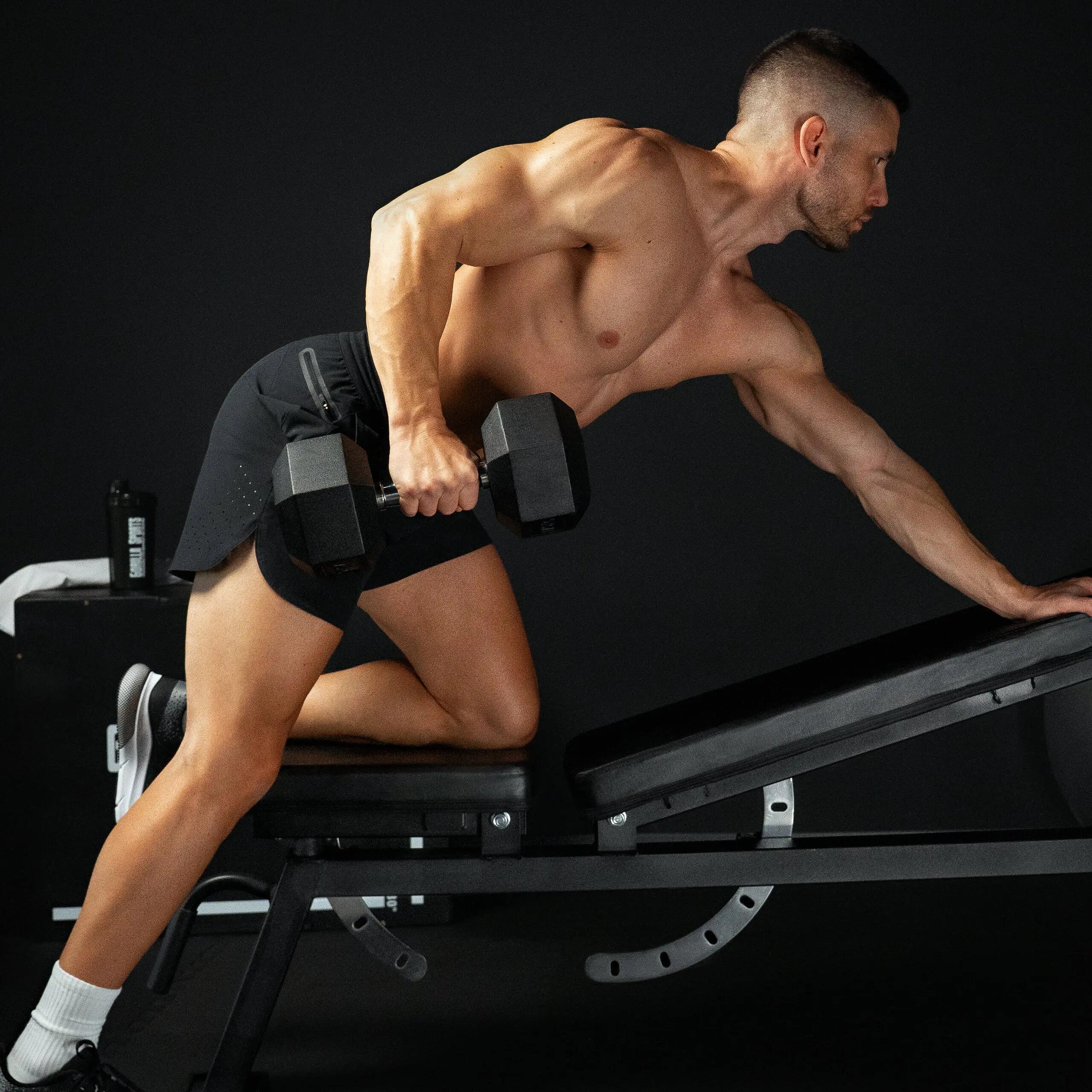 Mancuerna Hexagonal Dumbell de 45 kg Gorilla Sports 6/9