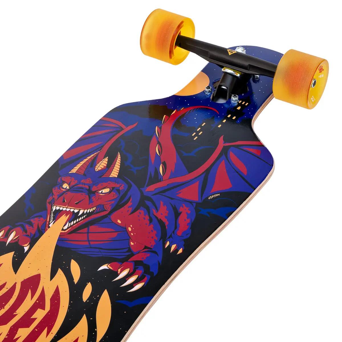 Longboard Drop Through Freeride 39" Curve Bahamut 4/7
