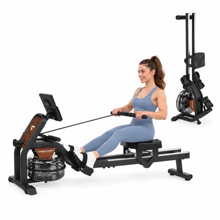 Rameur avec résistance à l'eau - siège surélevé - Bluetooth - 120kg - Garda