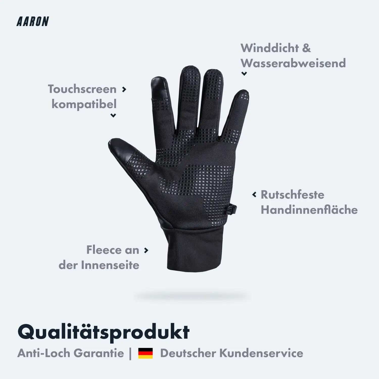 Gloves Fahrradhandschuhe - Touchscreen, rutschfest, gefüttert - Größe S 3/7