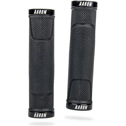 MTB Fahrradgriffe - 33 mm Durchmesser, 130 mm Länge, rutschfest - Schwarz
