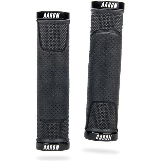 MTB Fahrradgriffe - 33 mm Durchmesser, 130 mm Länge, rutschfest - Schwarz