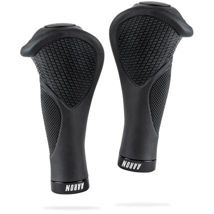 Ergonomic Fahrradgriff mit Gel-Dämpfung 140 mm, Schraubklemmung, schwarz