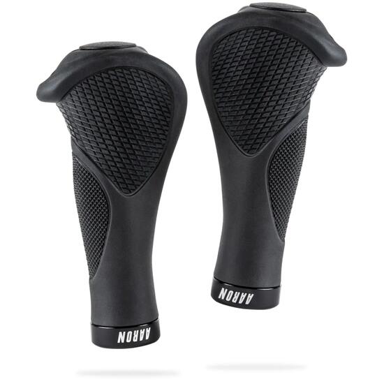 Ergonomic Fahrradgriff mit Gel-Dämpfung 140 mm, Schraubklemmung, schwarz