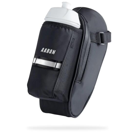 Essential - Fahrrad Satteltasche 1 L - mit Flaschenhalter & Reflektor