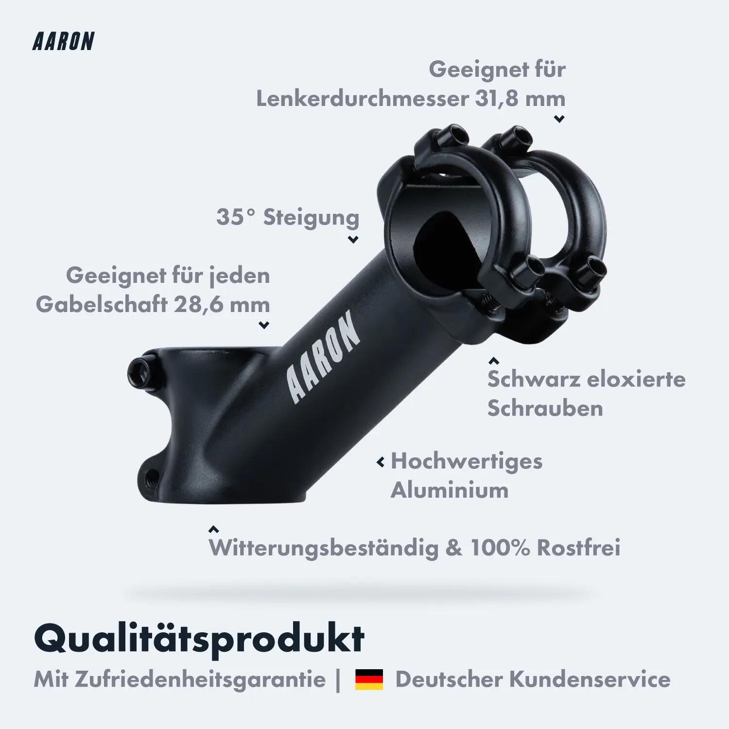 Stem - Aluminium Lenkervorbau 35° - für 31,8 mm Lenker, 110 mm Länge 2/5