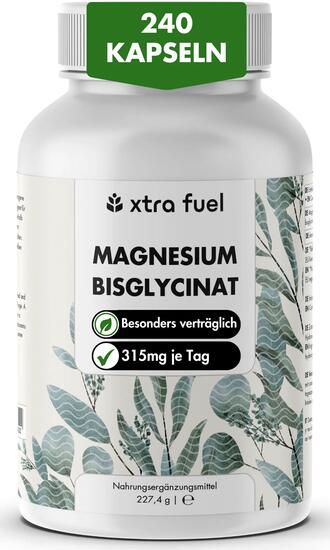 Magnésium bisglycinate – glycinate de magnésium – 240 gélules