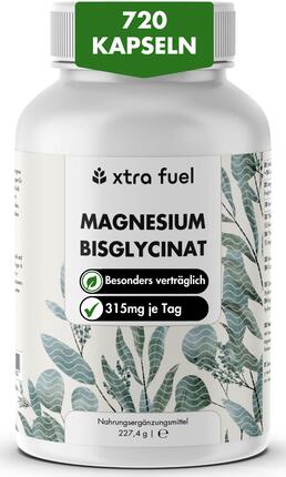 Magnésium bisglycinate – glycinate de magnésium – 480 gélules