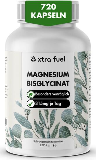Magnésium bisglycinate – glycinate de magnésium – 720 gélules