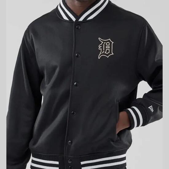 Giacca New Era Jersey Bomber Detroit Tiger Black