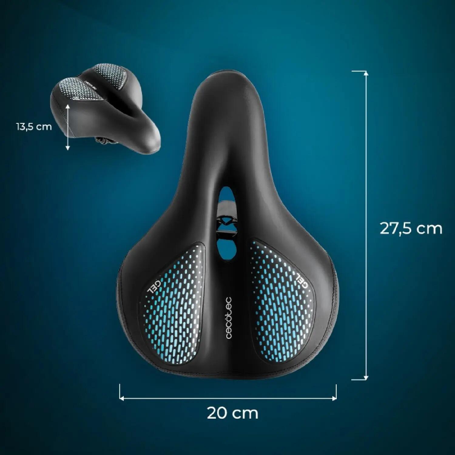 Cecotec Selle de Vélo Ultra Confortable DrumFit SitBike. Compatible avec Les Tig 3/7