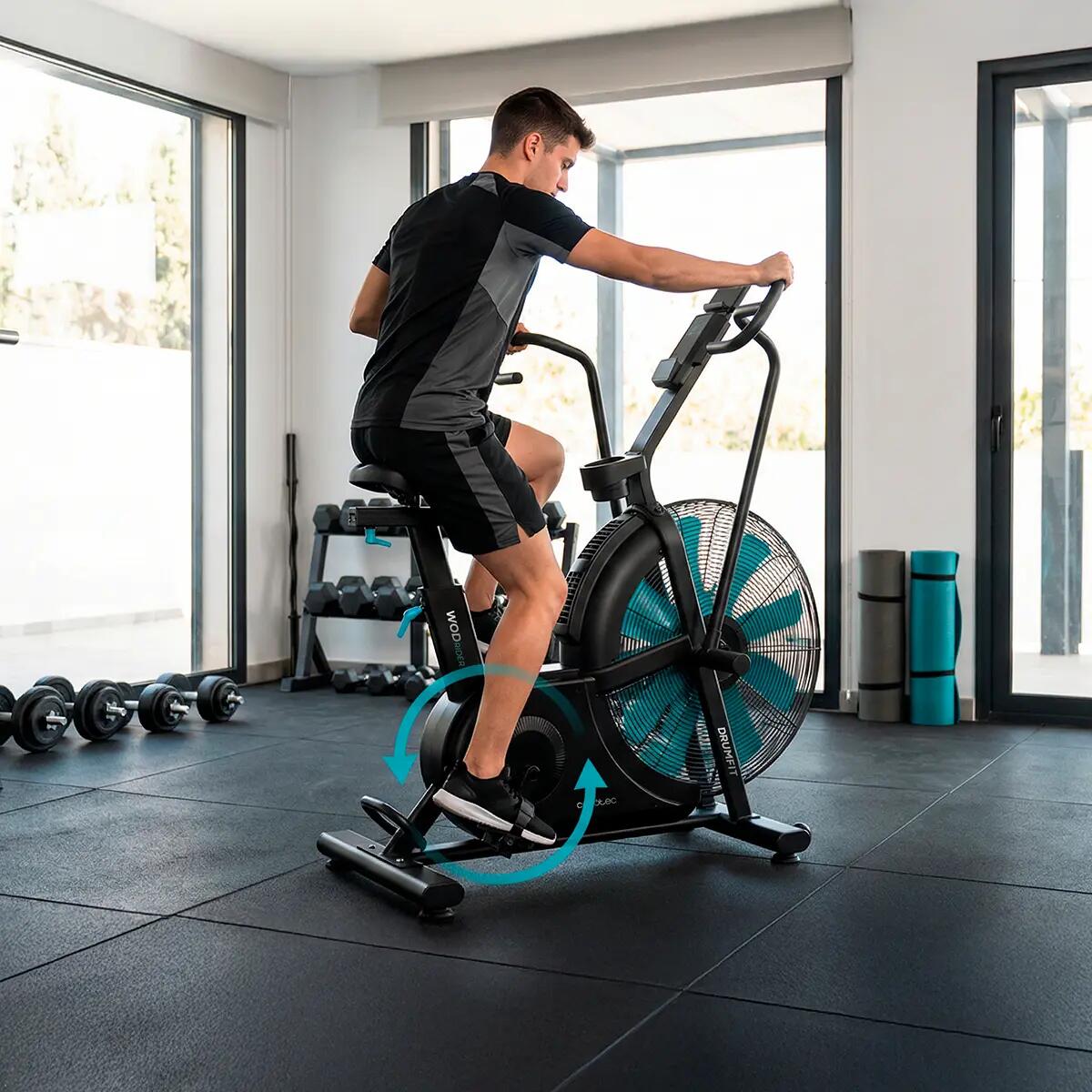 Cecotec Vélo à Air Drumfit WOD Rider Ultimate. Ventilateur 679,5 mm, Pédalage Bi 3/7